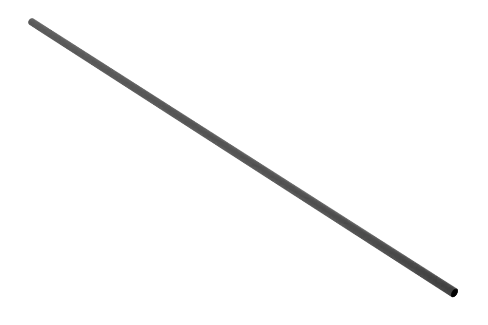 Garderobsstång 2000 mm, Mörkgrå
