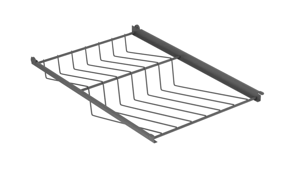 Shoe shelf 400, Dark grey